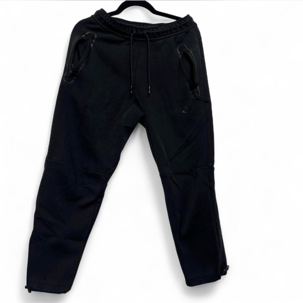Washed Black Nike Tech Fleece Pants